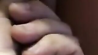 Lady RhaRha loves to caress her new bikini into front of her Husband