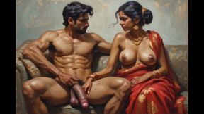 My tamil wife and her old college friend fucked harder threesome Indian sex