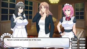 Maid Mansion: horny maid masturbates in the hot tub and the master is jerking his cock until they finish ep.6