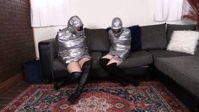 Gas Masks and Duct Tape Dresses!