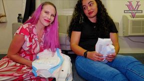 Pissy pants Step-son gets a diaper