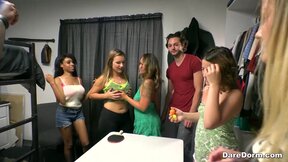 Ping pong party turns into university college group sex