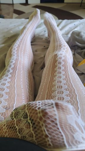 Fuck this pantyhosed legs
