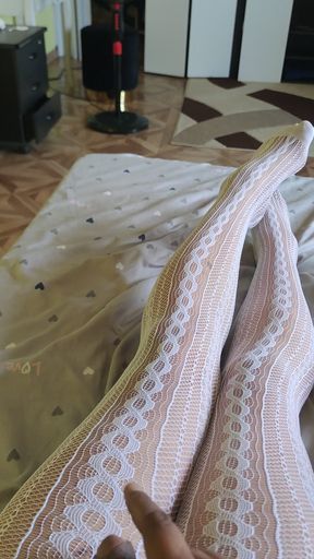 Fuck this pantyhosed legs