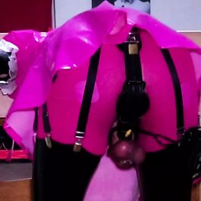 Estim Self Bondage Stocks Sissy Maid