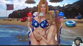 Lara Croft Gets Her Ass Fucked, Bald Pussy Chell Fucks the Cube, Petite Marie Motorboats America