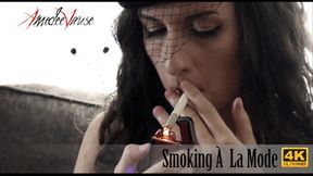 Smoking À  La Mode (FHD) - Dark & Elegant, Papirosa Cigarette Smoking Show!