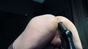 Hottest Femboy Trap Rides Big Dildo And Struggles