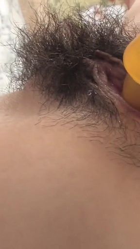 Japanese Toys Scene-3 Japanese Brunette Misato Sakurai with a Huge Hairy Pussy Fucked in the Ass