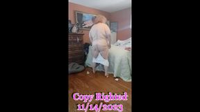 Naughty MILF Nurse Vicki Try's on New Clothing Part 2