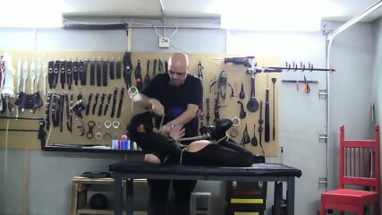 Bodystocking, Hood And Bondage  Kinky4Ever