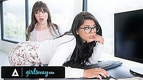 GIRLSWAY - Angry Dominant Boss Needs Incompetent Rookie IT Gina Valentina To Satisfy Her