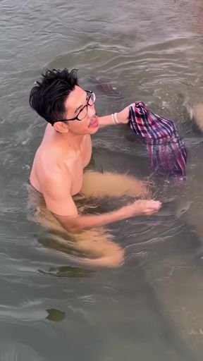 Nudist gets exposed in public while showing off big cock