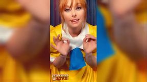 Sizzling Horny Cosplay Show by Teasing Redhead Penny Pax!