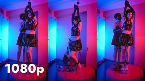 Umi: Latina poledancer tickled in bondage by her femboy date - 1080p copy