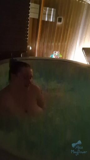 Splashing Around in a Hot Tub - Solo Girl