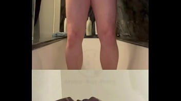 Compilation of amateur guy wetting undies (briefs), peeing in the bathtub