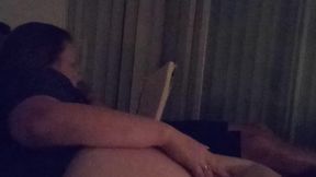 Purple Diamond in booty shorts watching tv with roommate (No Sex)
