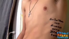 Young deviant Leo McArthur masturbates until cumming