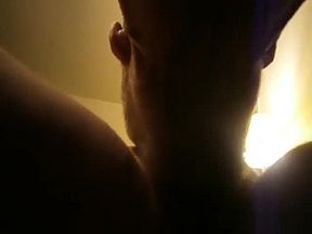 I rub and lick my fat wife's pussy