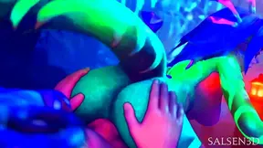 Hot Anime Girls GWEN & JINX from League of Legends Get Wild in HMV PMV Action