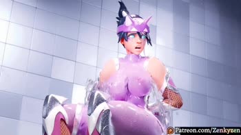KingVideoHD's DVA Takes Big Cock in 60FPS Futa Fantasy