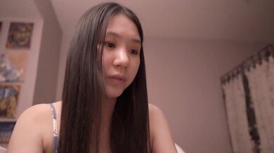 Cute Asian Girl 13-16 ASMR Reading Solo Softly