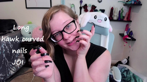 Long Hawk Curved Nails JOI