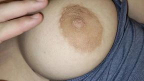 I Let Neighbor touch My Big Natural Tits