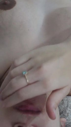 My Indian Stepsister Is Doing a Tongue Fetish, Sticking Out Her Tongue and Showing Her Big Tits and Armpits and Acting