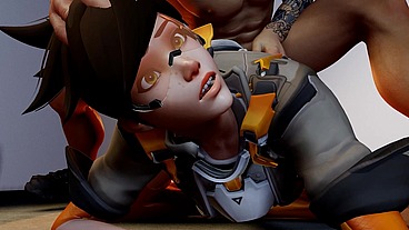 Hanzo Riders Tracer's Ass Hard - Overwatch Parody