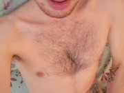 Latte fresco che fuoriesce dal mio cazzone