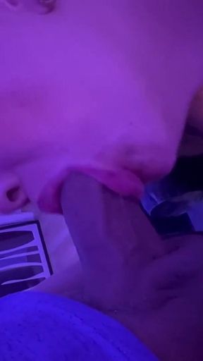 Homemade Porn!! Beautiful MILF with Perfect Body Sucks Cock While Playing with Her Pussy