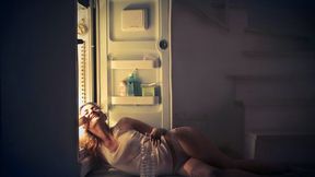 Sexy Slumber-Sound: Groaning Moans Fill the Fridge for a Satisfying 10-Minute Afterglow