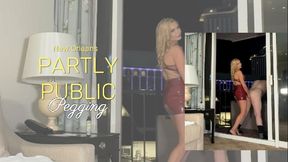 Partially Public Pegging