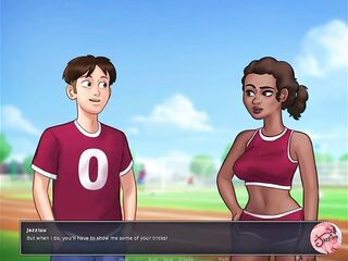 Summertime saga #two - stepsister in the shower - Gameplay commented