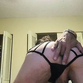 Playing with my little sissy ass in panties