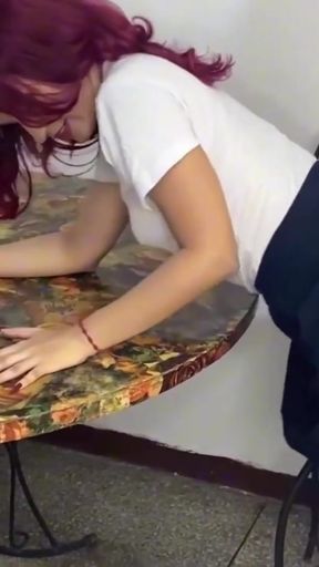 I put my stepdaughter to suck my cock for being so rude to me   Clip 2