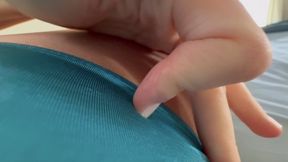 Unaware Giantess Dancer masturbates with a buttplug you get trapped in her pantyhose