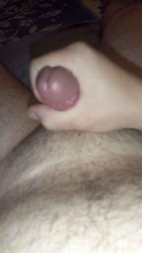 Edged my cock to an Huge Moaning Orgasm