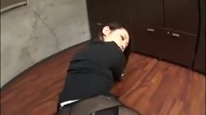 horny Japanese office lady