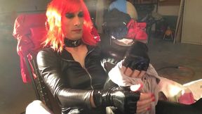 Redhead Trans Catsuit Smokes Vapes Fleshlight Cum Gusher Destroyed