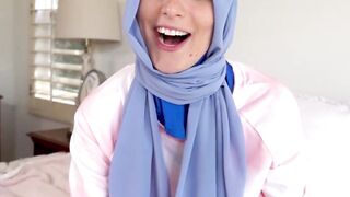 Muslim babe Izzy Lush breaks the rules and fucks me before she gets married