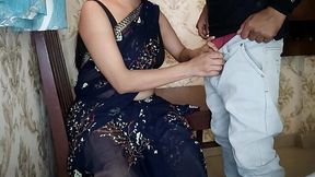 Tenant pounds young mistress in Hindi audio rental room romp