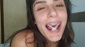 Cum on Butterfly Braces