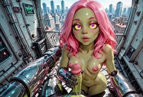 Alyxa Blows My Mind so I Better Get Behind - Ai Generated