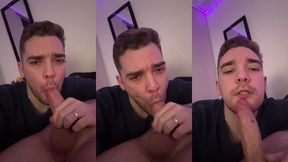 filming while i suck his big cock off