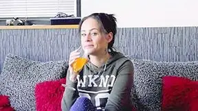 A Tattooed German Slut Loves Sucking A Loaded Cock