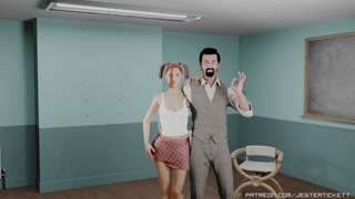 Indi and her master's special room - a caning animation