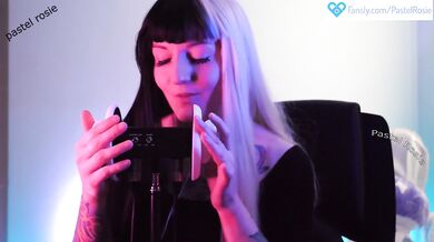 SFW ASMR - Pastel Rosie Slow Deep Ear Attention Massage - Egirl Relaxing Meditation Ear Petting